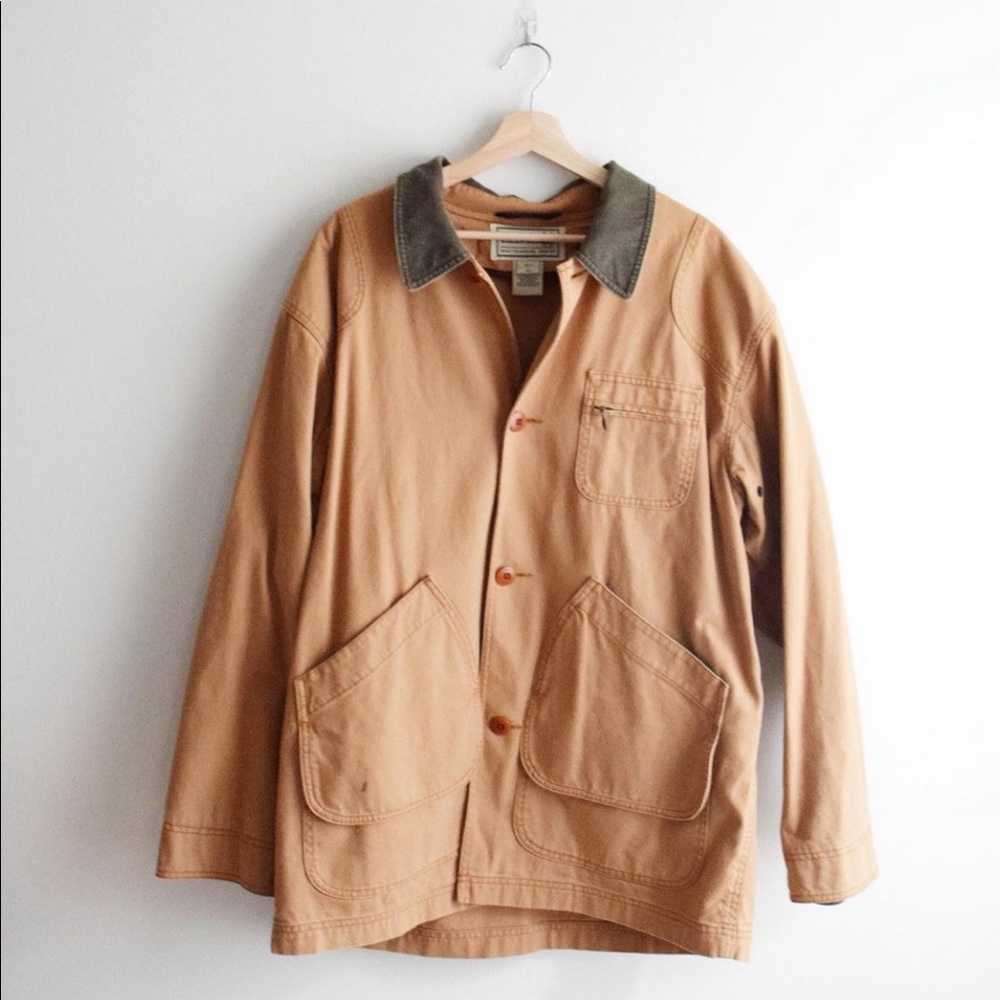 L.L Bean Men’s Cotton Brown Jacket